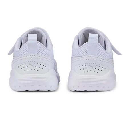 Puma All Day Active AC Beyaz Cırtlı Çocuk Spor Ayakkabı 38738807