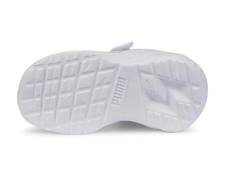 Puma All Day Active AC Beyaz Cırtlı Çocuk Spor Ayakkabı 38738807