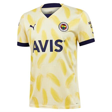 Puma Sarı Erkek Fenerbahçe Deplasman Forma 76908204 FSK Away Jersey Replica T