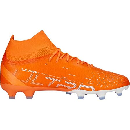 Puma Ultra Pro FG/AG Erkek Çim Saha Kramponu Turuncu-Beyaz 10724001