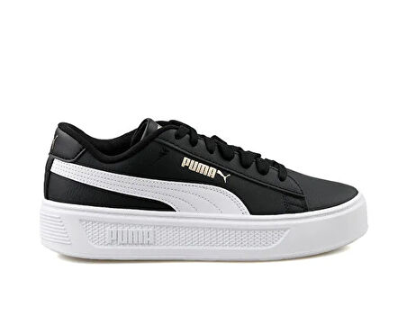 Puma Smash Platform V3 Kadın Platform Günlük Ayakkabı 39075802 Siyah