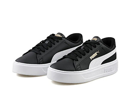 Puma Smash Platform V3 Kadın Platform Günlük Ayakkabı 39075802 Siyah