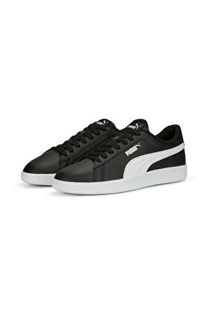 Puma Smash 3.0 L Puma Black PUMA White Erkek Günlük Ayakkabı Siyah 39098704