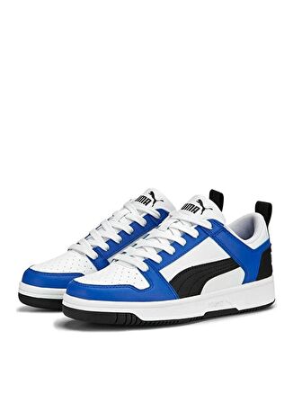 Puma Beyaz - Mavi Erkek Çocuk Yürüyüş Ayakkabısı 37049019-Puma Rebound Layp Lo SL Jr