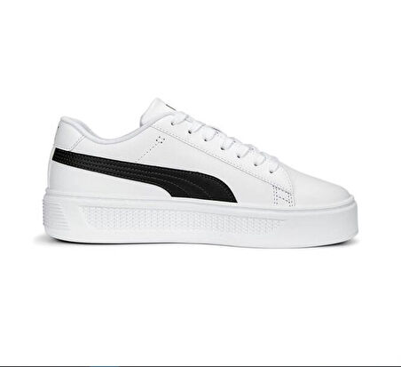 Puma Smash Platform V3 Beyaz Kadın Sneaker Spor Ayakkabı - 390758 04