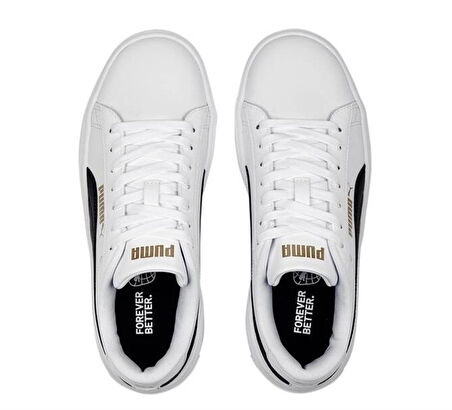 Puma Smash Platform V3 Beyaz Kadın Sneaker Spor Ayakkabı - 390758 04