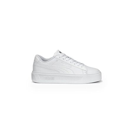 Puma Smash Platform v3 BEYAZ Kadın Günlük Ayakkabı