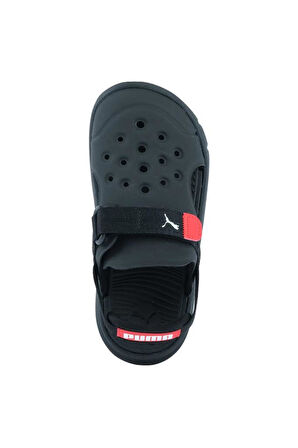 PUMA 39069201 EVOLVE SANDAL AC BLACK WHITE ÇOCUK SANDALET