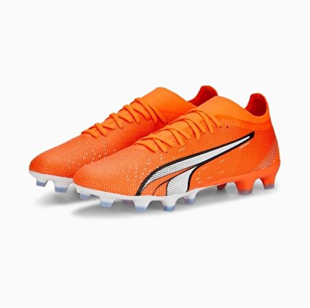 Puma Ultra Match FG/AG Erkek Çim Saha Kramponu Turuncu 10721701