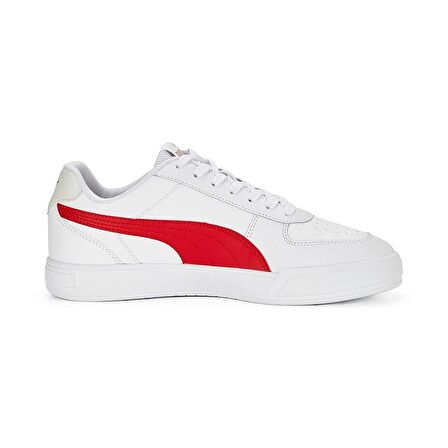 Puma Caven - Erkek Beyaz-Kırmızı Spor Ayakkabı - 380810 25