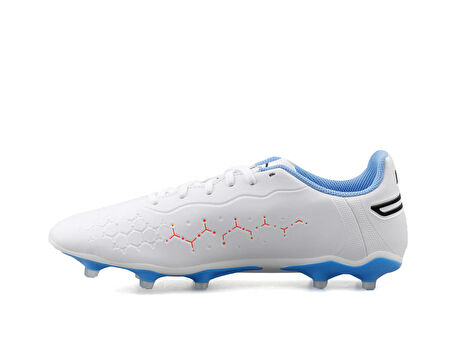 Puma King Match Fg/Ag Erkek Çim Zemin Kramponu 10725701 Beyaz