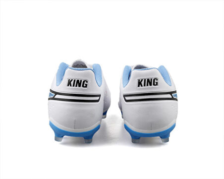 Puma King Match Fg/Ag Erkek Çim Zemin Kramponu 10725701 Beyaz