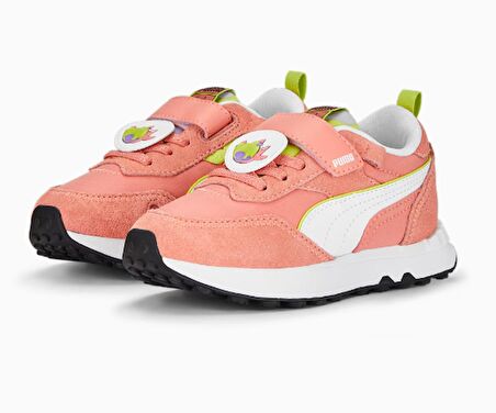 PUMA RİDER FV SPONGEBOB PEMBE ÇOCUK SPOR AYAKKABI 39212001 Ç-136