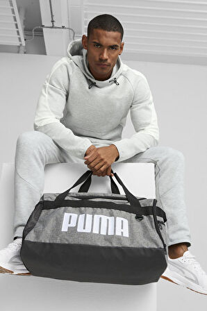 Puma Duffel Su Geçirmez Outdoor Yan Çanta Gri