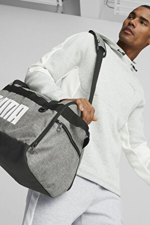 Puma Duffel Su Geçirmez Outdoor Yan Çanta Gri