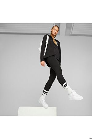 Puma Metalik Tracksuit Tr  Siyah Kadın Eşofman Takımı 67370101