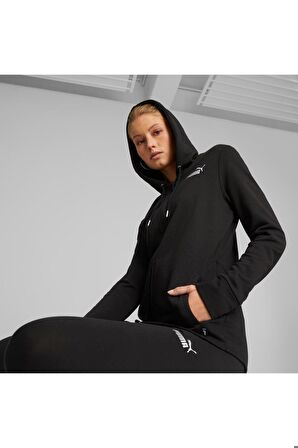 Puma Metalik Tracksuit Tr  Siyah Kadın Eşofman Takımı 67370101