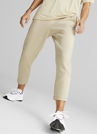 Puma Normal Krem Kadın Eşofman Altı 67311888 EVOSTRIPE High-Waist Pa