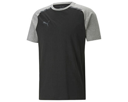 Puma Teamcup Casuals Tee Erkek Futbol Tişörtü 65799203 Siyah