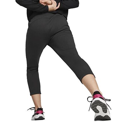 Puma Normal Siyah Kadın Eşofman Altı 67311801 EVOSTRIPE High-Waist Pa