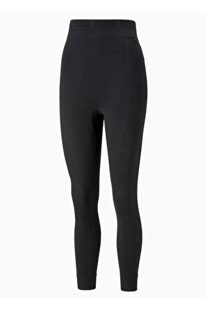 673094-01 Puma Evoknıt 7/8 High-Waist Tights Kadın Eşofman Alt BLACK