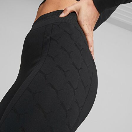 Puma Siyah Kadın Slim Fit Tayt 67309401 EVOKNIT 7/8 Tights