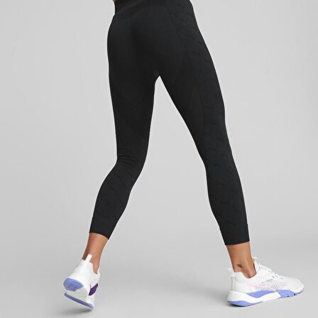 Puma Siyah Kadın Slim Fit Tayt 67309401 EVOKNIT 7/8 Tights