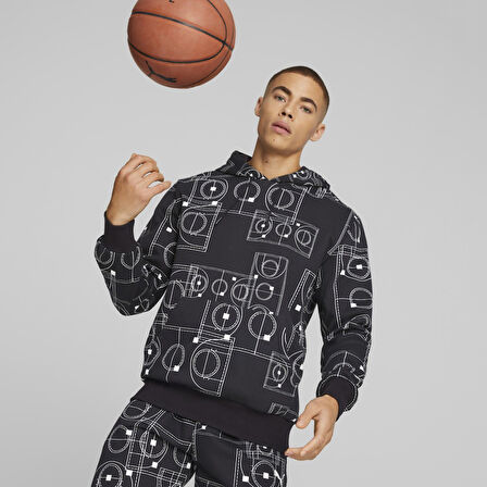 Puma Erkek Hoodie Courtside Booster