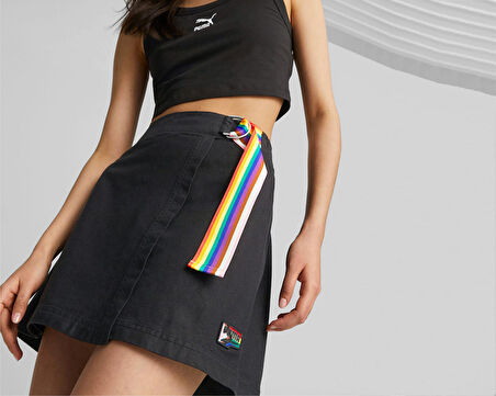 Puma Downtown   Skirt Kadın Günlük Etek 53821301 Siyah