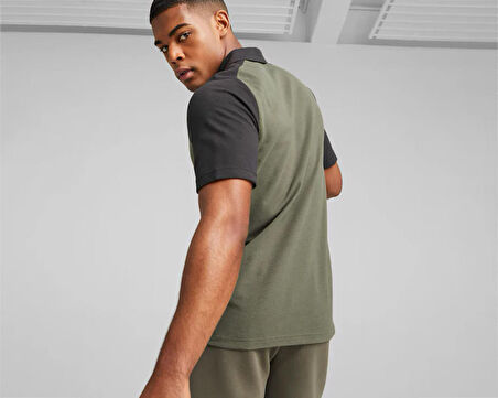 Puma Teamcup Casuals Polo Erkek Futbol Polo Tişörtü 65799135 Haki
