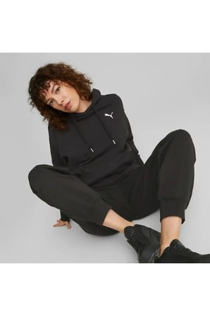 HER Hoodie Siyah Kadın Sweatshirt
