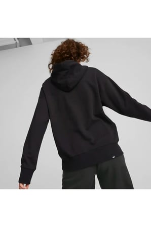 HER Hoodie Siyah Kadın Sweatshirt