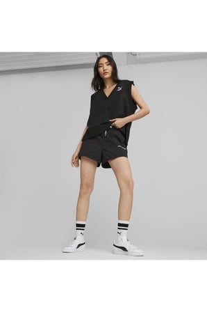 TEAM Shorts Siyah Kadın Şort