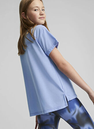 Puma Düz Lila Kız Çocuk T-Shirt 67347427-MODERN SPORTS Tee