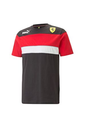 Puma 538159-01 Ferrari Race SDS Tee Erkek Siyah Spor Tişört