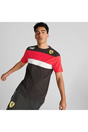 Puma 538159-01 Ferrari Race SDS Tee Erkek Siyah Spor Tişört