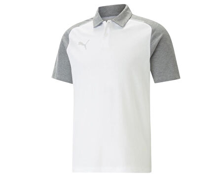 Puma Teamcup Casuals Polo Erkek Futbol Polo Tişörtü 65799104 Beyaz