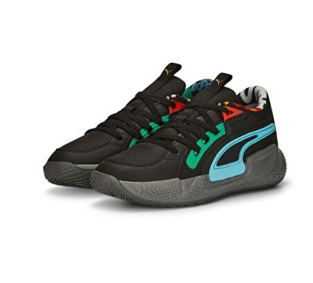 Puma Court Rider Chaos Block Party Erkek Siyah Spor Ayakkabı 37826501 I-25