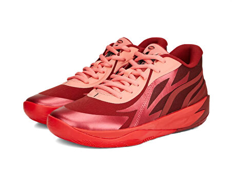 Puma Mb.02 Lo Blazing Erkek Basketbol Ayakkabısı 37776604 Kırmızı