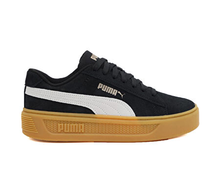 Puma Smash Platform V3 Sd Kadın Günlük Platform Süet Ayakkabı 39194202 Siyah