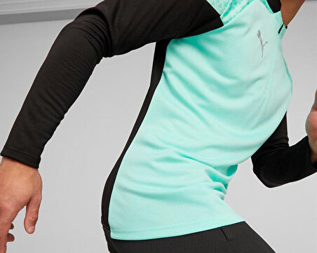 Puma Teamcup Training 1/4 Zip Top Erkek Futbol Uzun Kollu Antrenman Üstü 65798225 Yeşil