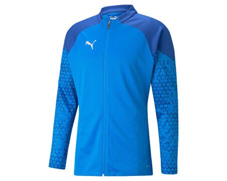 Puma Teamcup Training Jacket Erkek Futbol Antrenman Ceketi 65798302 Mavi