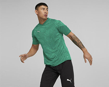 Puma Teamcup Training Jersey Erkek Futbol Tişörtü 65798405 Yeşil