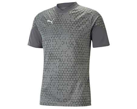 Puma Teamcup Training Jersey Erkek Futbol Tişörtü 65798413 Gri