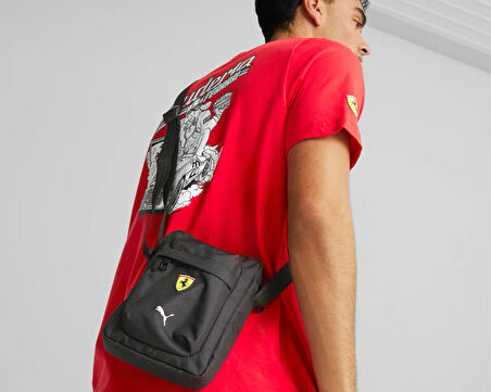 PUMA Ferrari Sptwr Race Portable Omuz Çantası 7956702 Siyah