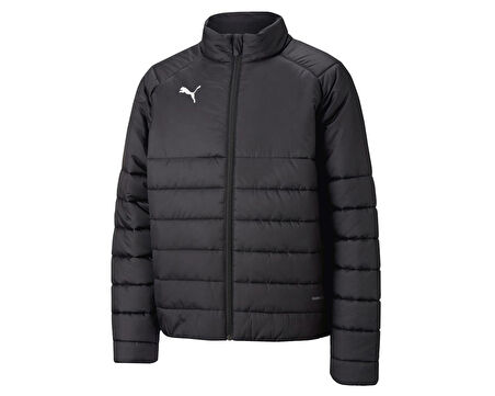 Puma Teamliga Padded Jacket Zip Erkek Futbol Kamp Montu 65879903 Siyah