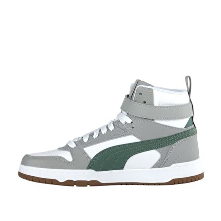 Puma RBD Game - Erkek White-Eucalyptus-Gray Bilekli Spor Ayakkabı - 385839 17