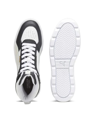 Puma Karmen Rebelle MID Siyah Beyaz Günlük Spor Ayakkabısı 