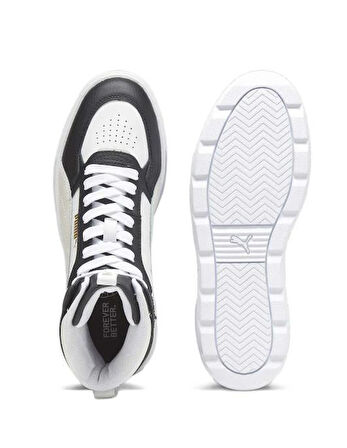 Puma Karmen Rebelle MID Siyah Beyaz Günlük Spor Ayakkabısı 
