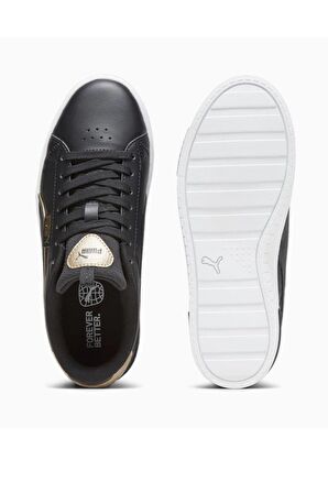 Puma Jada Renew Pop-Up Metallics Kadın Sneaker Ayakkabı Siyah-Altın 36-40 
